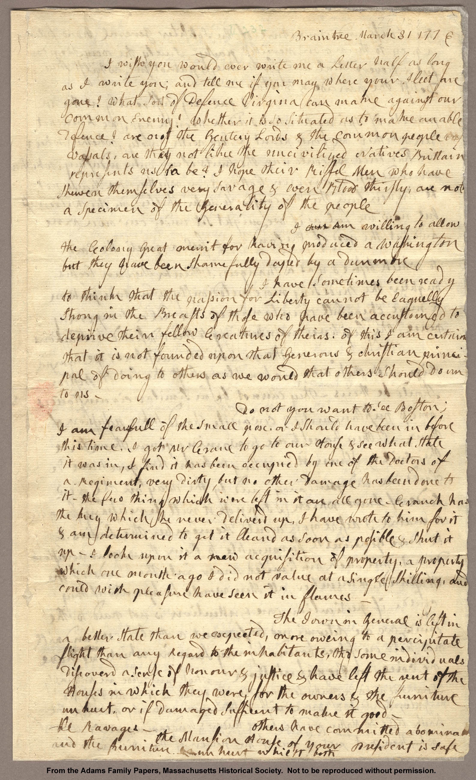 the letters of abigail adams
